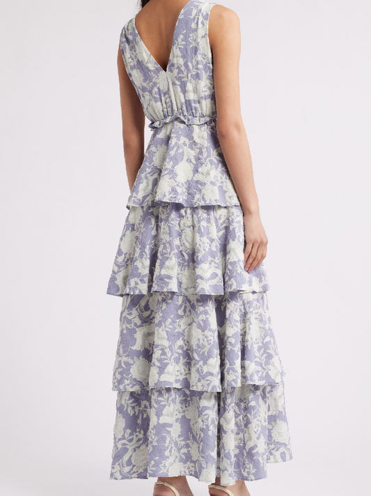 Floral Tiered Maxi Dress