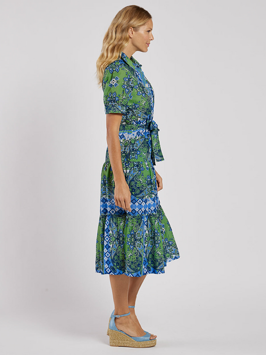 Cotton Voile Marina Midi Dress