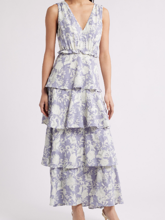 Floral Tiered Maxi Dress
