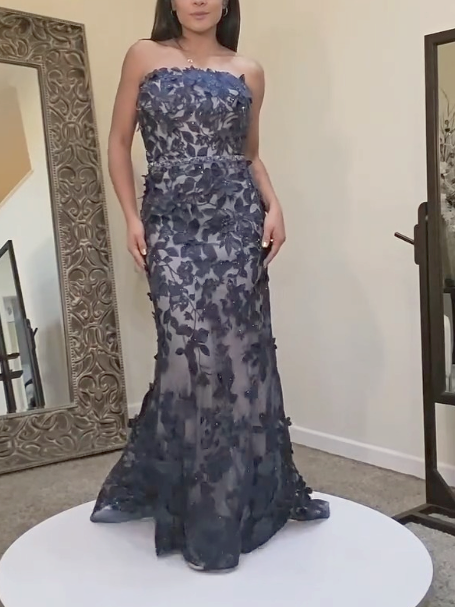 Dreamy 3D Floral Gown
